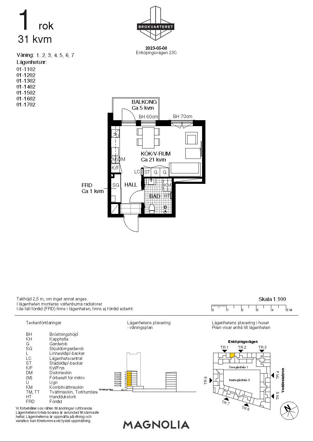 Lägenhet, 1 rooms, 30 sqm, Stockholm