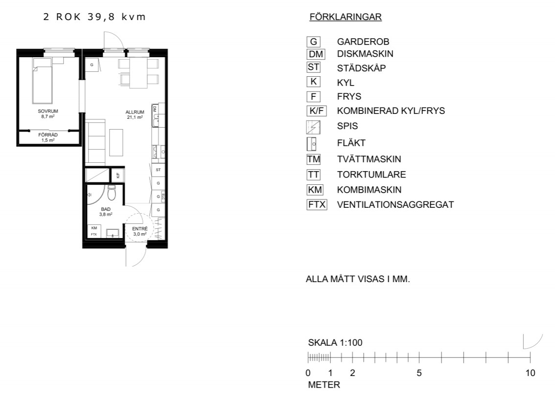 2 rok · 39 m² i Sävsjö – bild 13