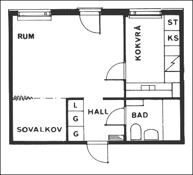 1 rok · 33 m² i Linköping – bild 2
