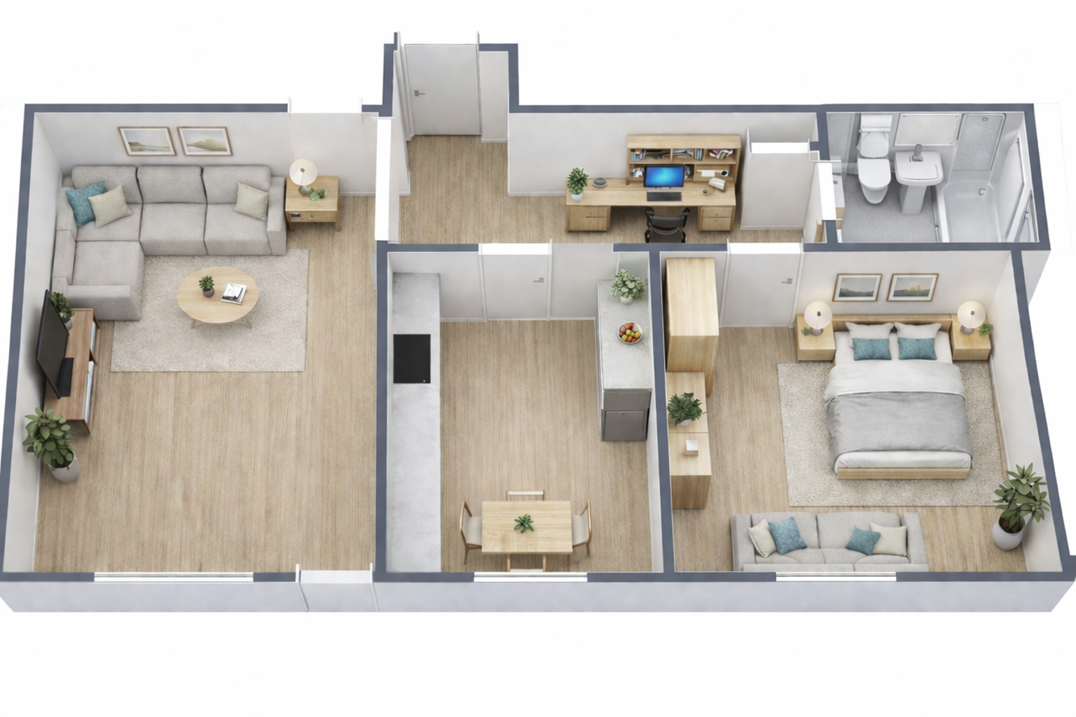 Lägenhet, 2 rooms, 61 sqm, Lindesberg