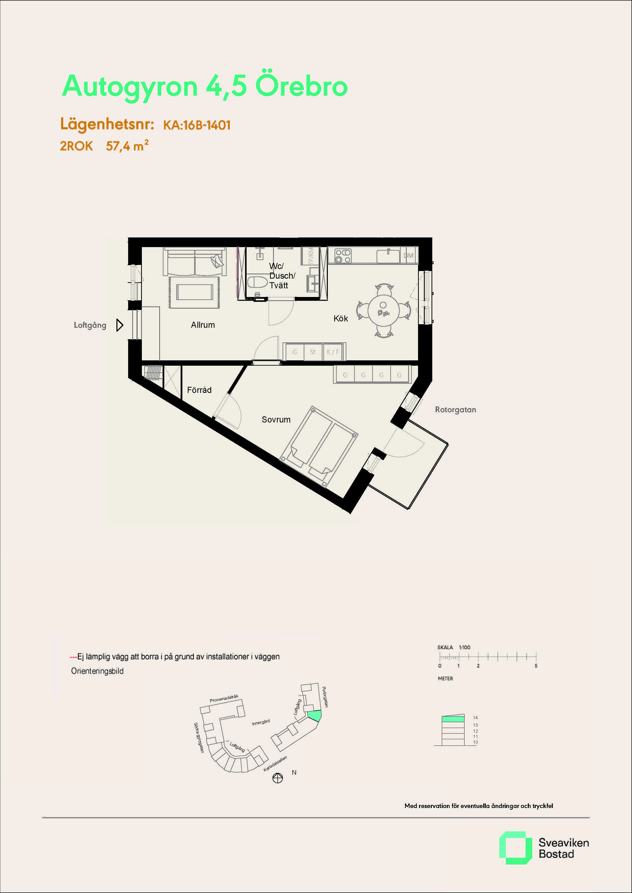 2 rok · 57 m² i Örebro – bild 4
