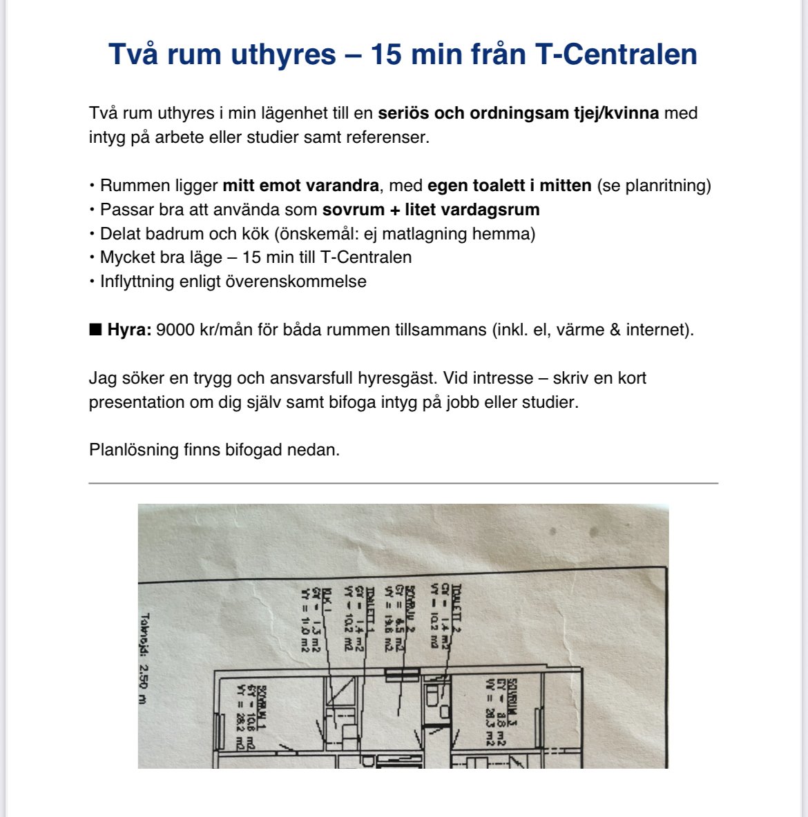 Lägenhet, 2 rum, 25 kvm, Sundbyberg