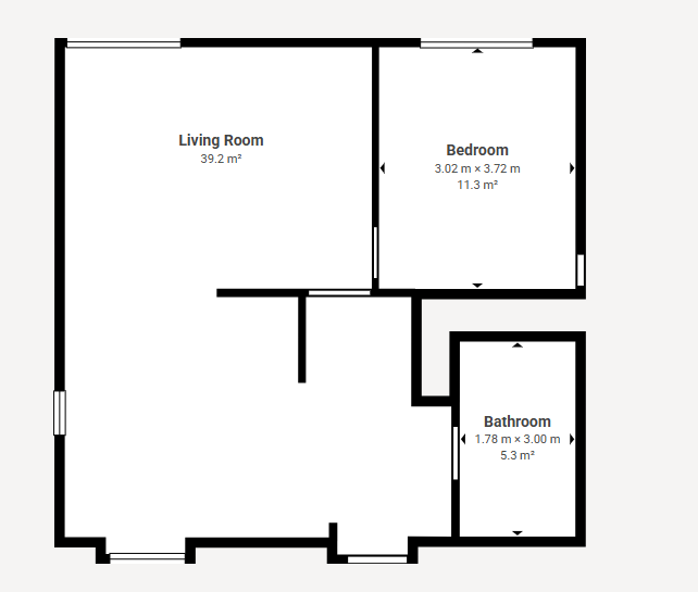Lägenhet, 2 rooms, 58 sqm, Stockholm