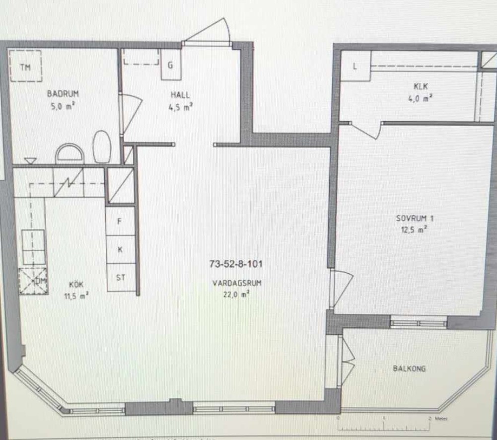 Lägenhet, 2 rum, 61 kvm, Sundbyberg