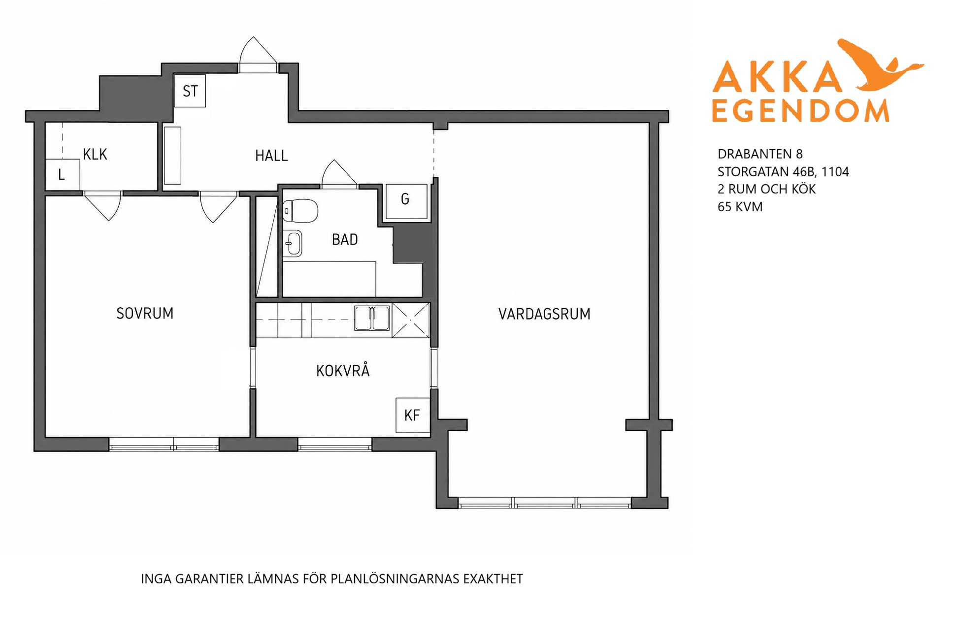 2 rok · 65 m² i Klippan  – bild 8