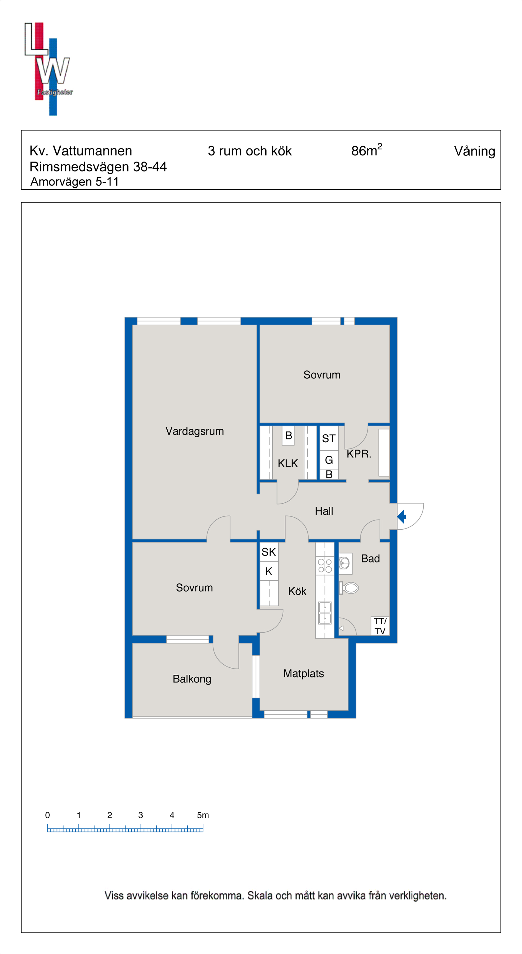 3 rok · 86 m² i Kalmar – bild 4
