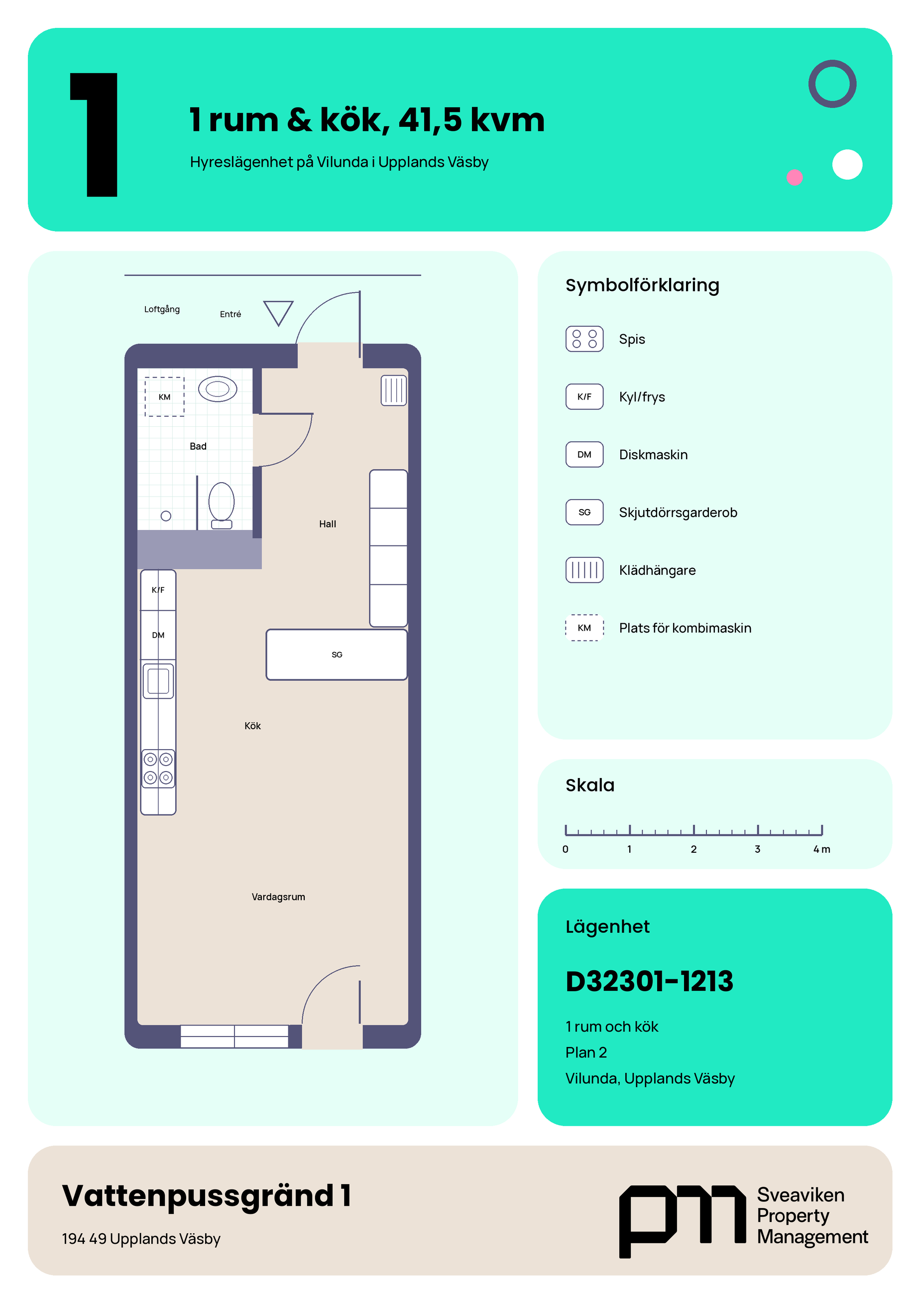 1 rok · 41 m² i Upplands Väsby – bild 10