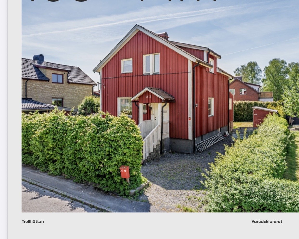 Villa/Hus, 6 rooms, 103 sqm, Trollhättan