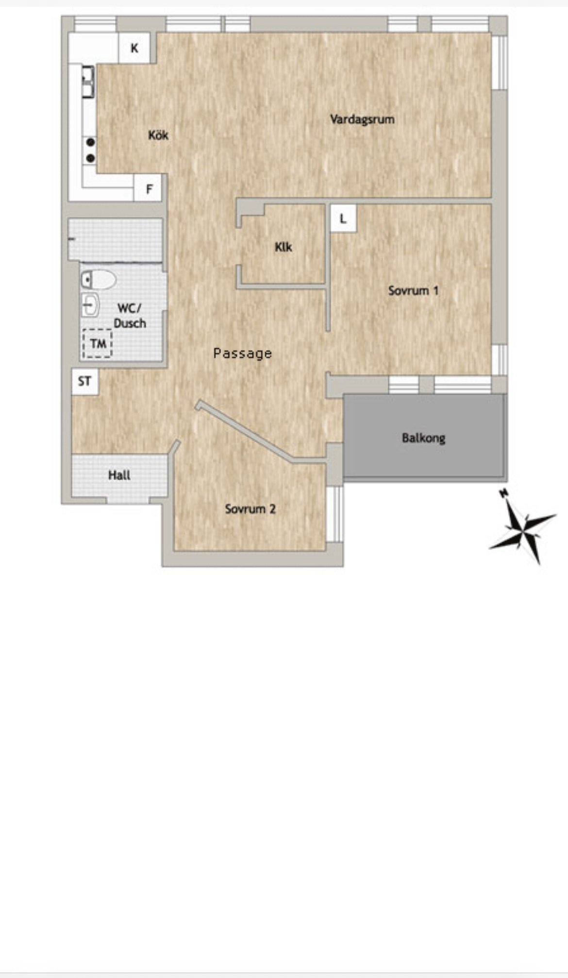 Lägenhet, 3 rooms, 85 sqm, Märsta
