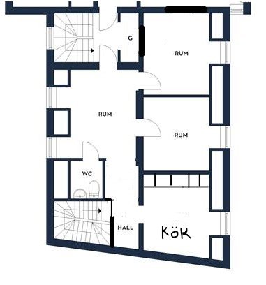 Lägenhet, 3 rooms, 79 sqm, Limhamn