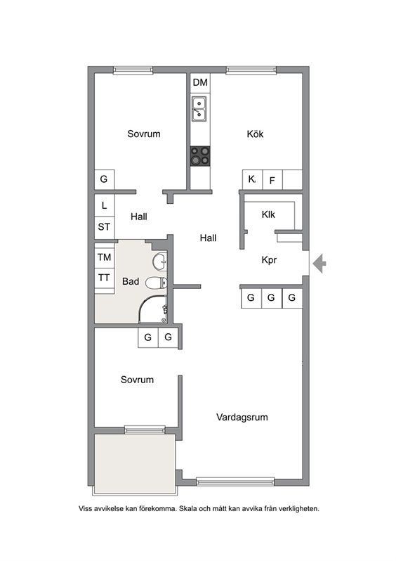 Lägenhet, 3 rooms, 86 sqm, Spånga