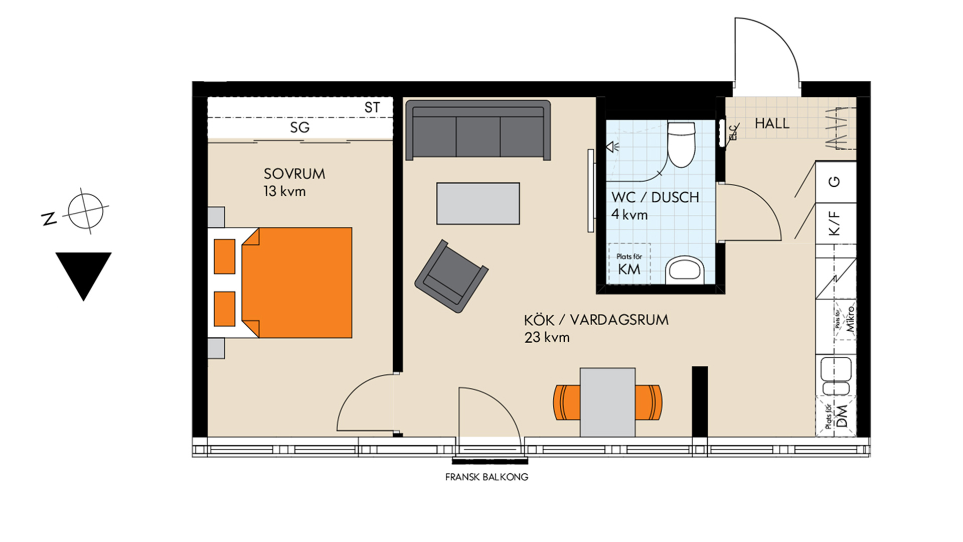 2 rok · 46 m² i Västerås – bild 5