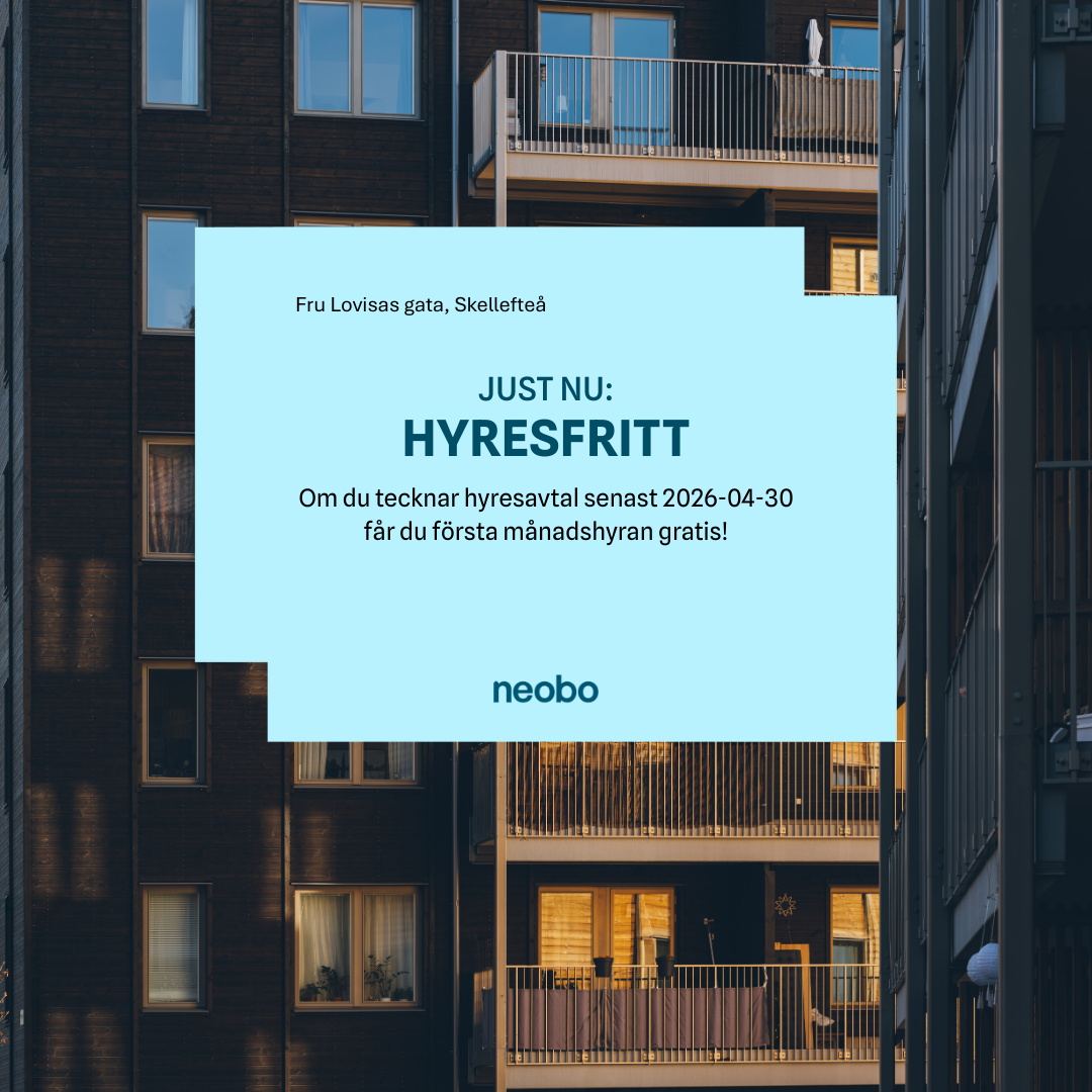 Lägenhet, 3 rum, 67 kvm, Skellefteå