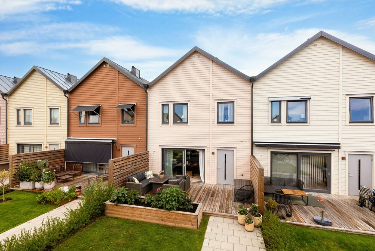 Radhus, 5 rooms, 125 sqm, Vikingstad