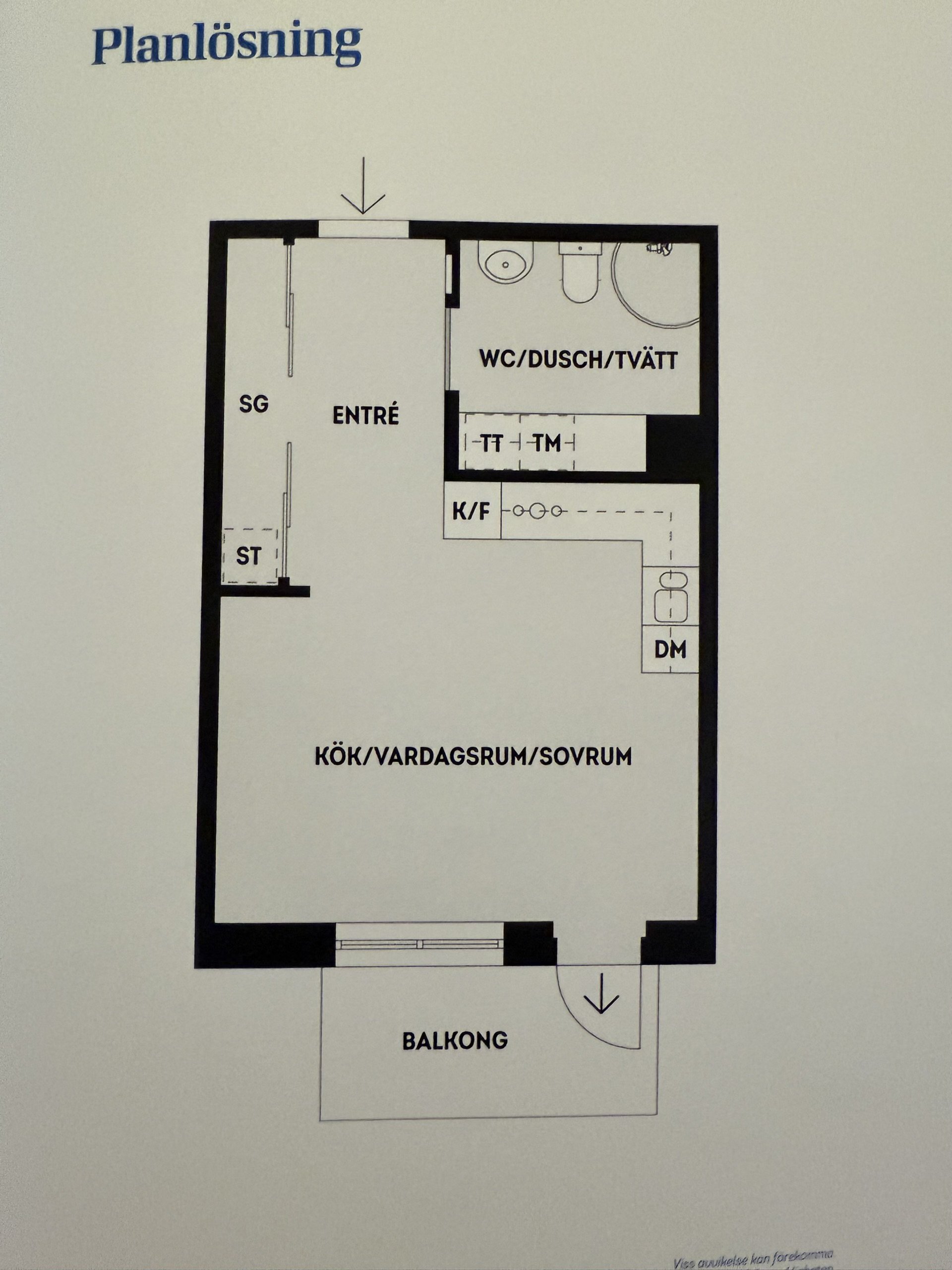 Lägenhet, 1 rooms, 34 sqm, Täby