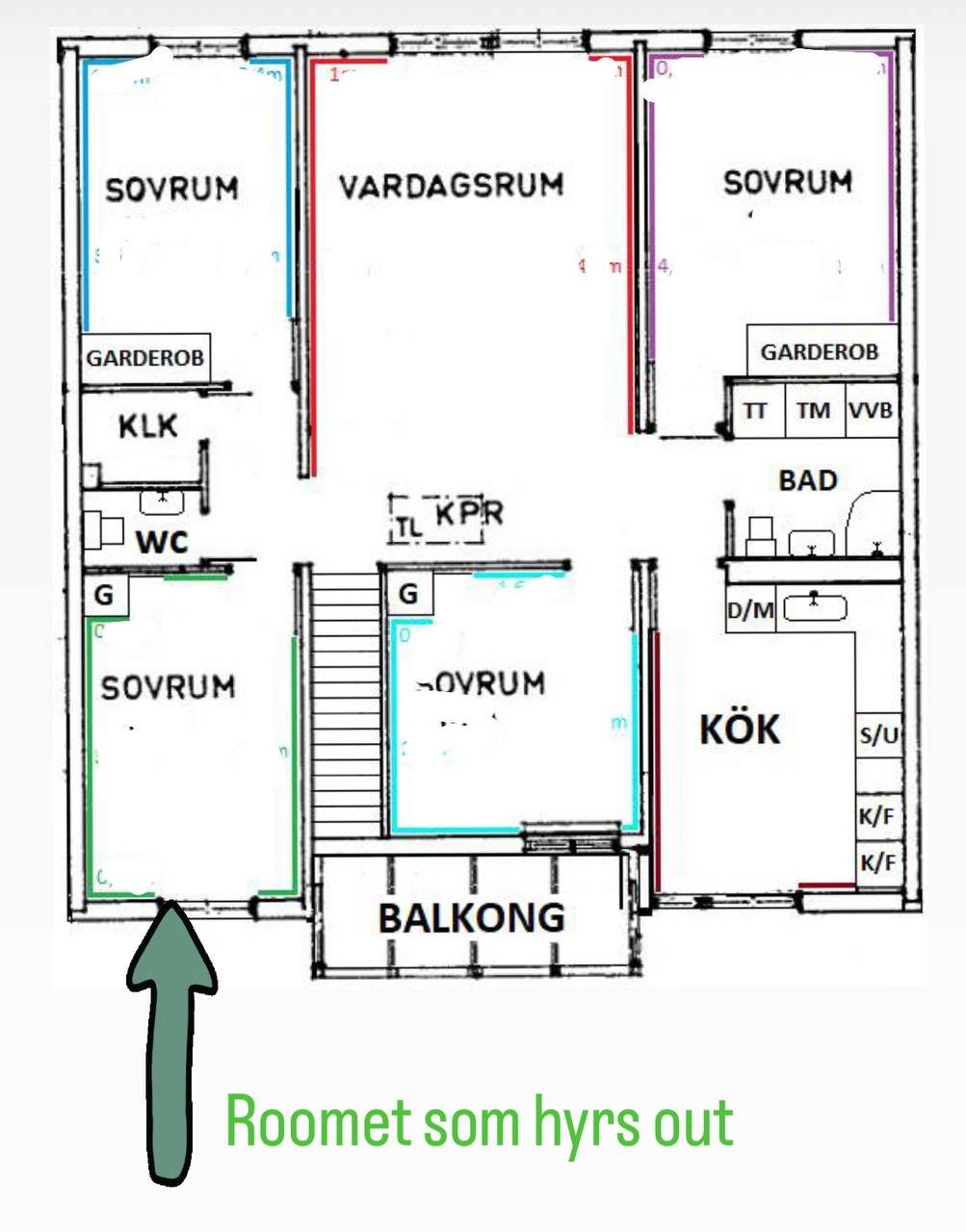 Lägenhet, 1 rooms, 12 sqm, Surte