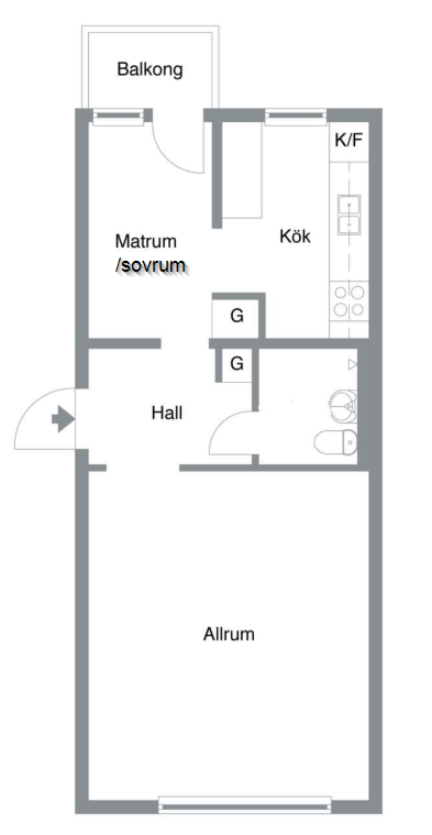 2 rok · 40 m² i Örebro – bild 7