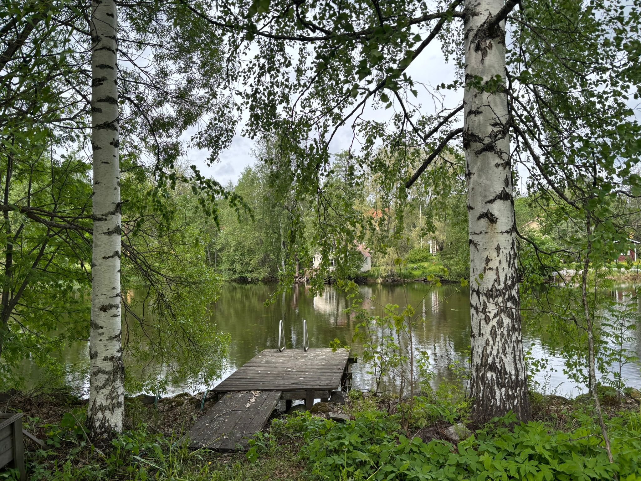 Rauhallinen talo lammenrannalla 5