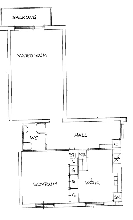 2 rok · 61 m² i Katrineholm – bild 7