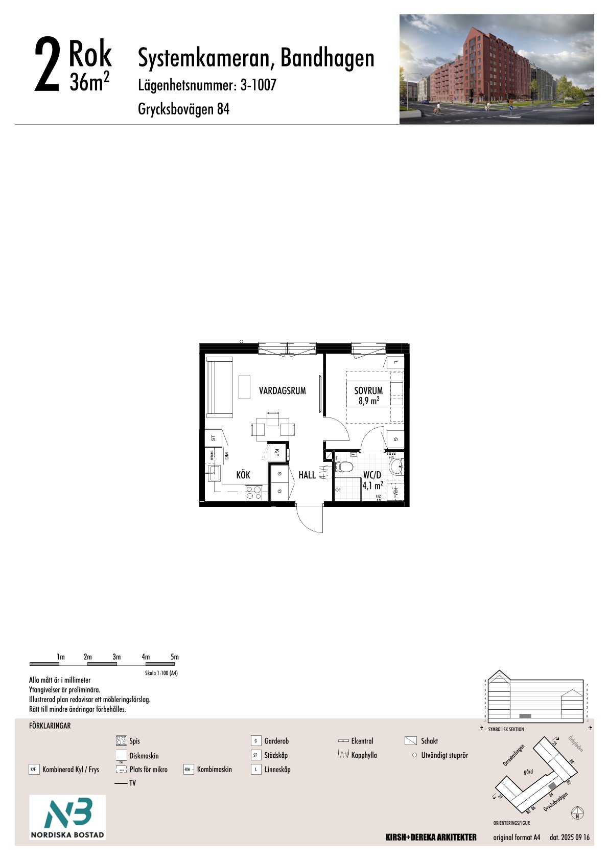 Grycksbovägen 84, Bandhagen