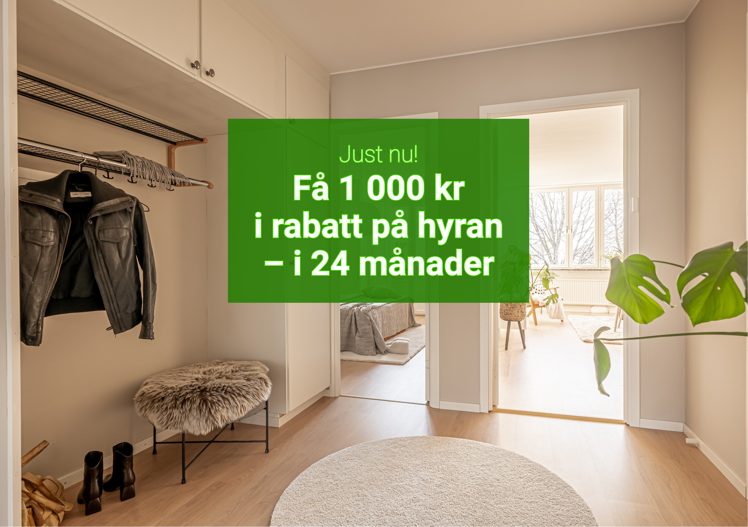 Lägenhet, 2 rooms, 44 sqm, Kungsör