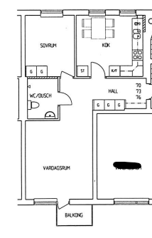 2 rok · 55 m² i Hässleholm – bild 7