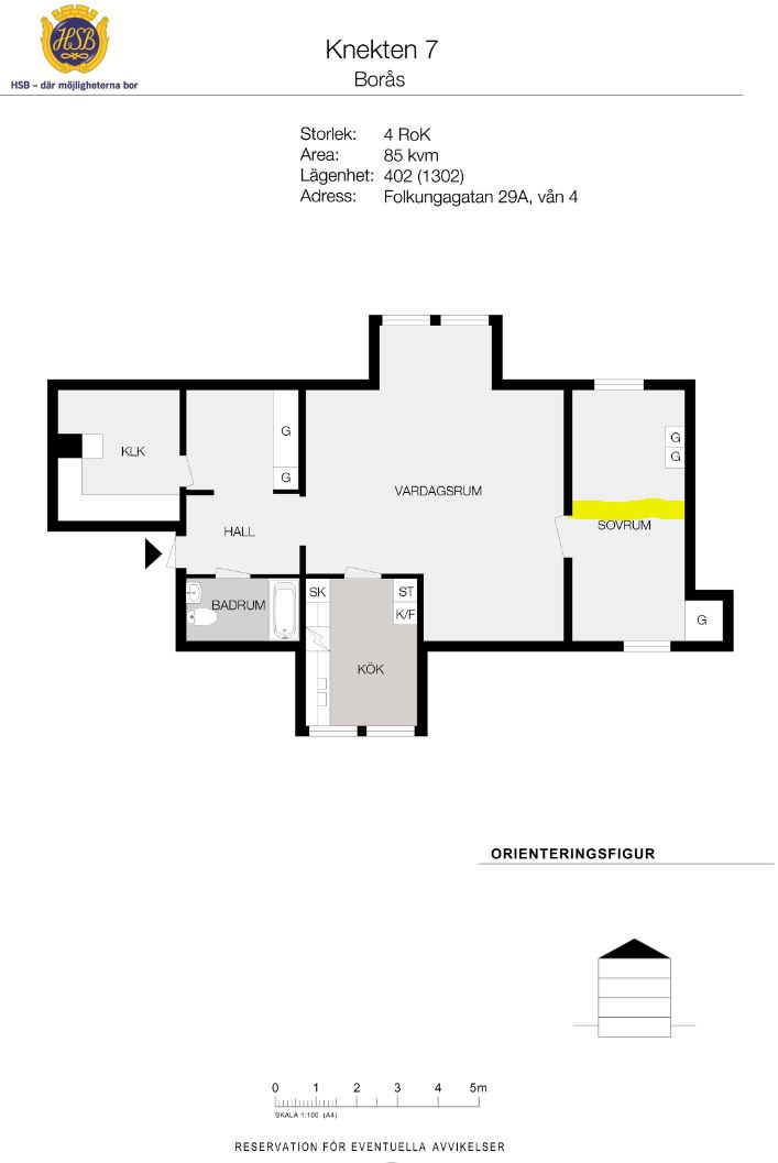 3 rok · 85 m² i Borås – bild 2