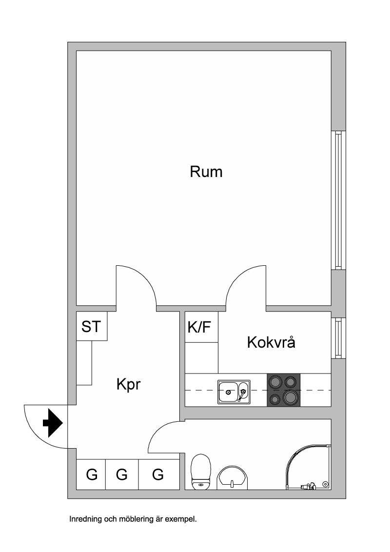 1 rok · 39 m² i Halmstad – bild 4