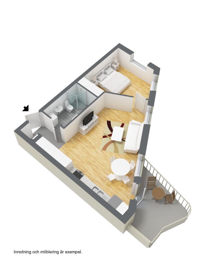 2 rok · 52 m² i Halmstad – bild 4