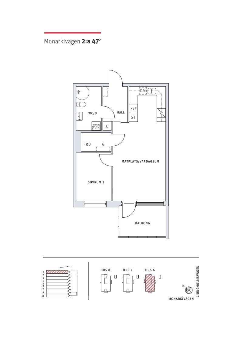 Monarkivägen i Falkenberg