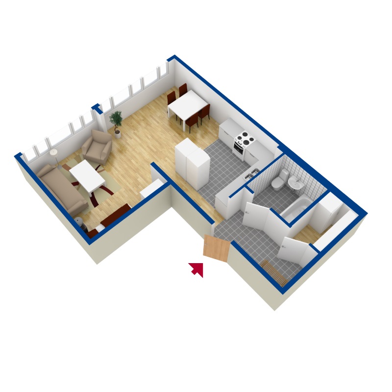 1 rok · 43 m² i Borås – bild 2