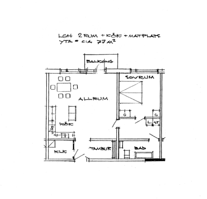 2 rok · 77 m² i Falköping – bild 13