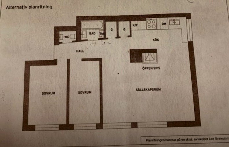 Lägenhet, 3 rum, 75 kvm, Stockholm