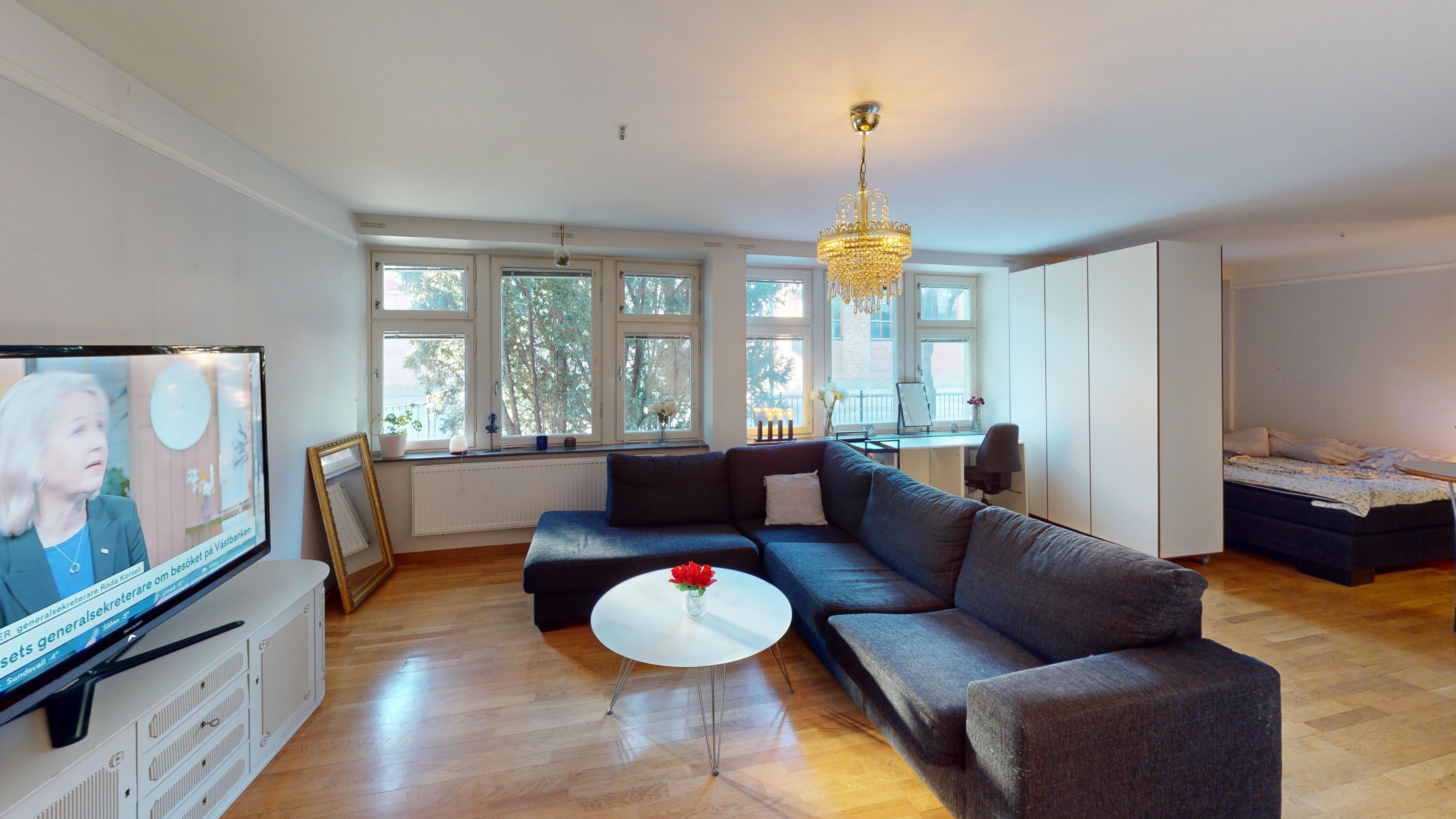 Lägenhet, 1 rum, 38 kvm, Karlstad