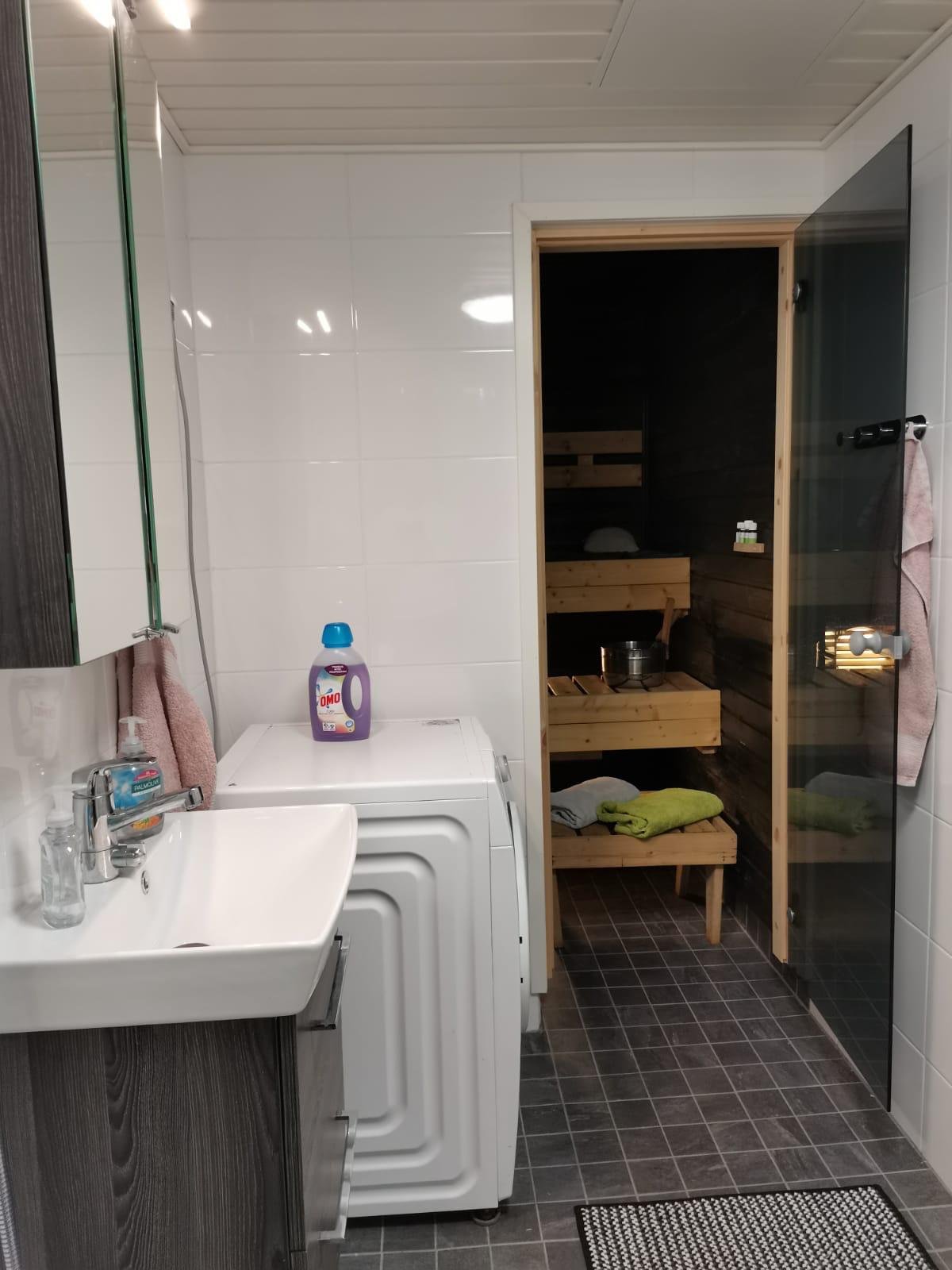 Viihtyisä saunallinen kolmio 3