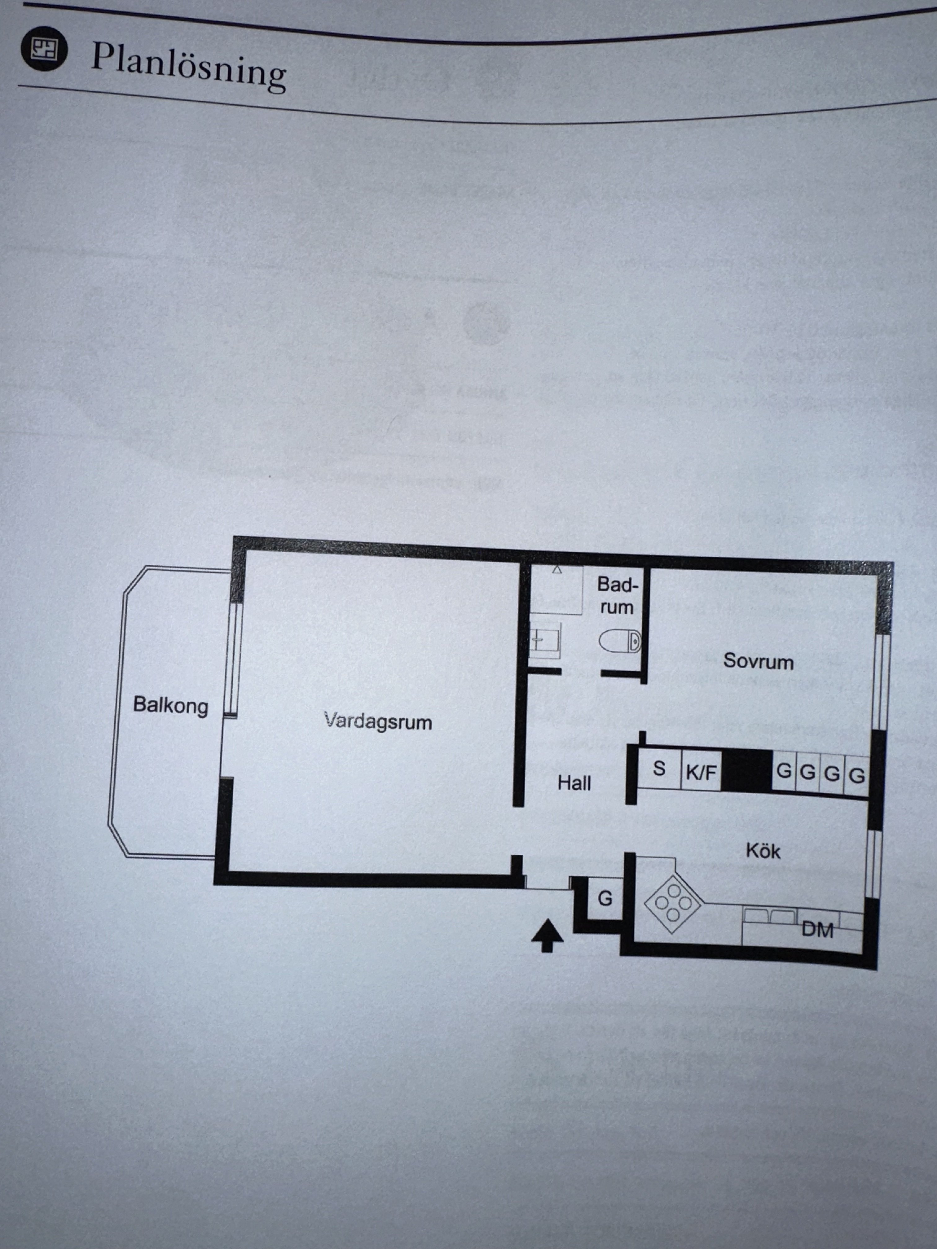 Lägenhet, 2 rooms, 48 sqm, Västerås