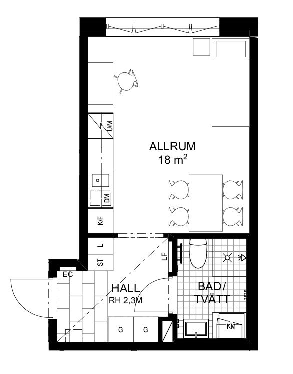1 rum och kök, Kungsholmen, 15 000 kr/mån, bild 4