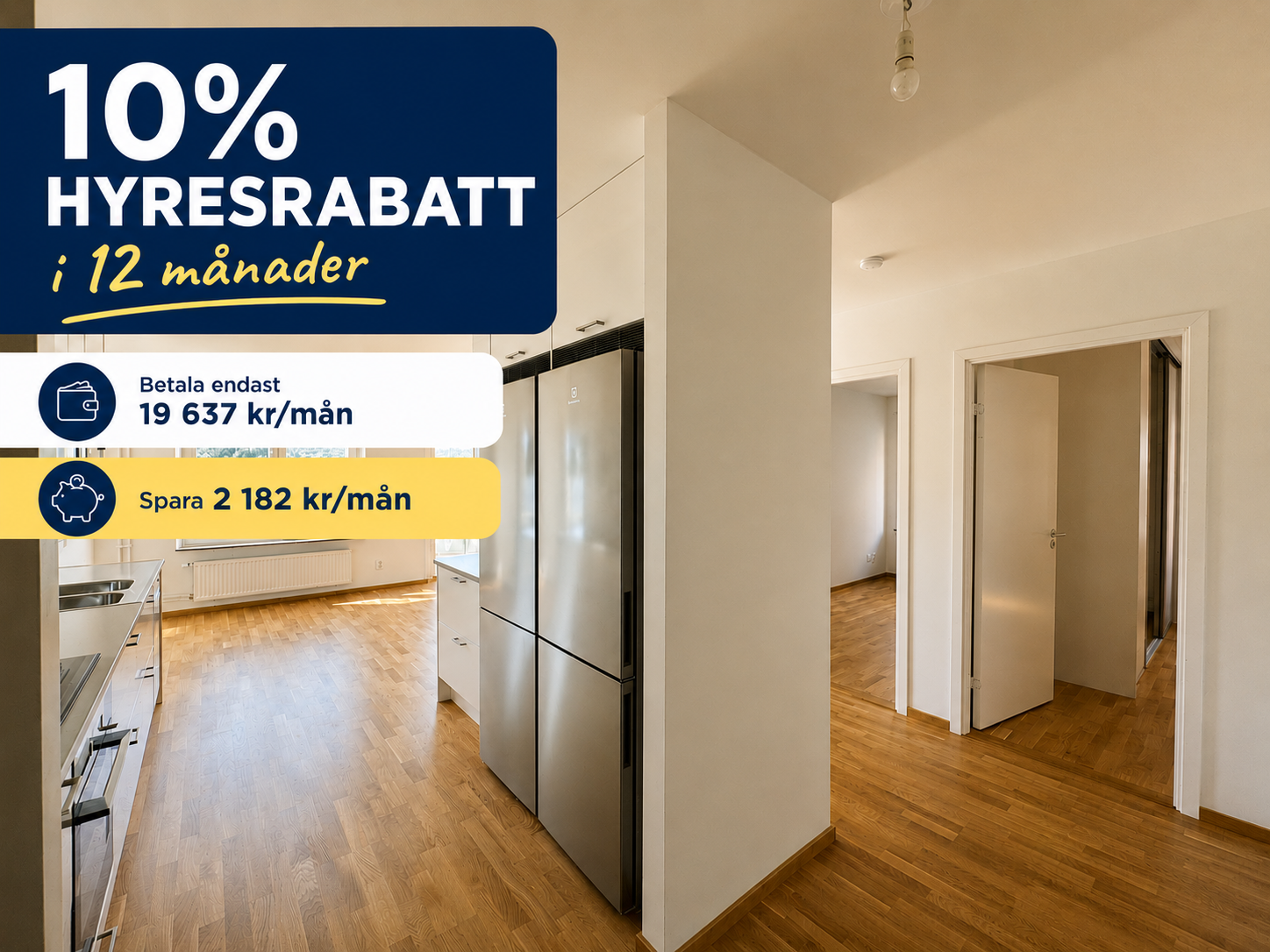 Lägenhet, 4 rooms, 95 sqm, Järfälla