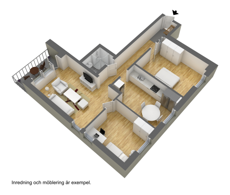 3 rok · 79 m² i Borås – bild 6