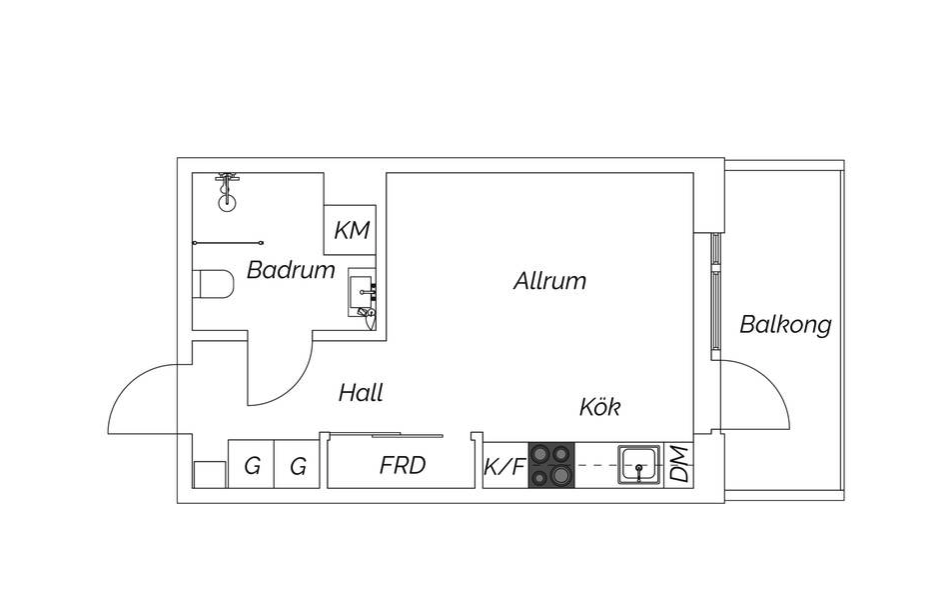 1 rum Farsta — 9 226 kr/mån | Bostadsögat