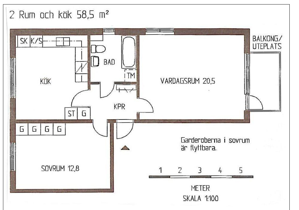 2 rok · 58 m² i Luleå – bild 5