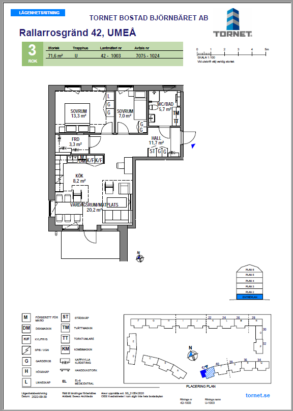 3 rok · 71 m² i Umeå – bild 11