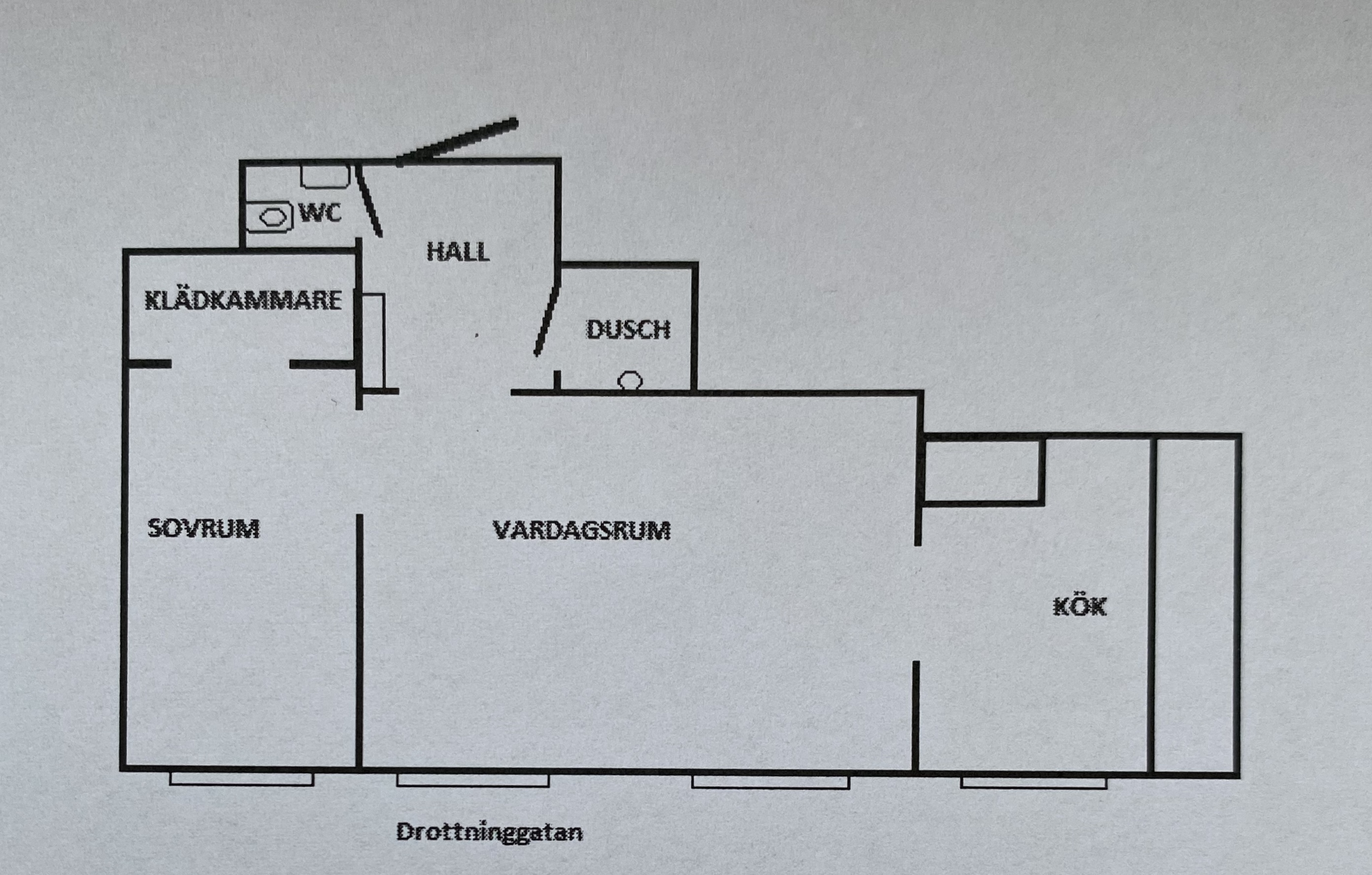 Lägenhet, 2 rooms, 41 sqm, Kungsör