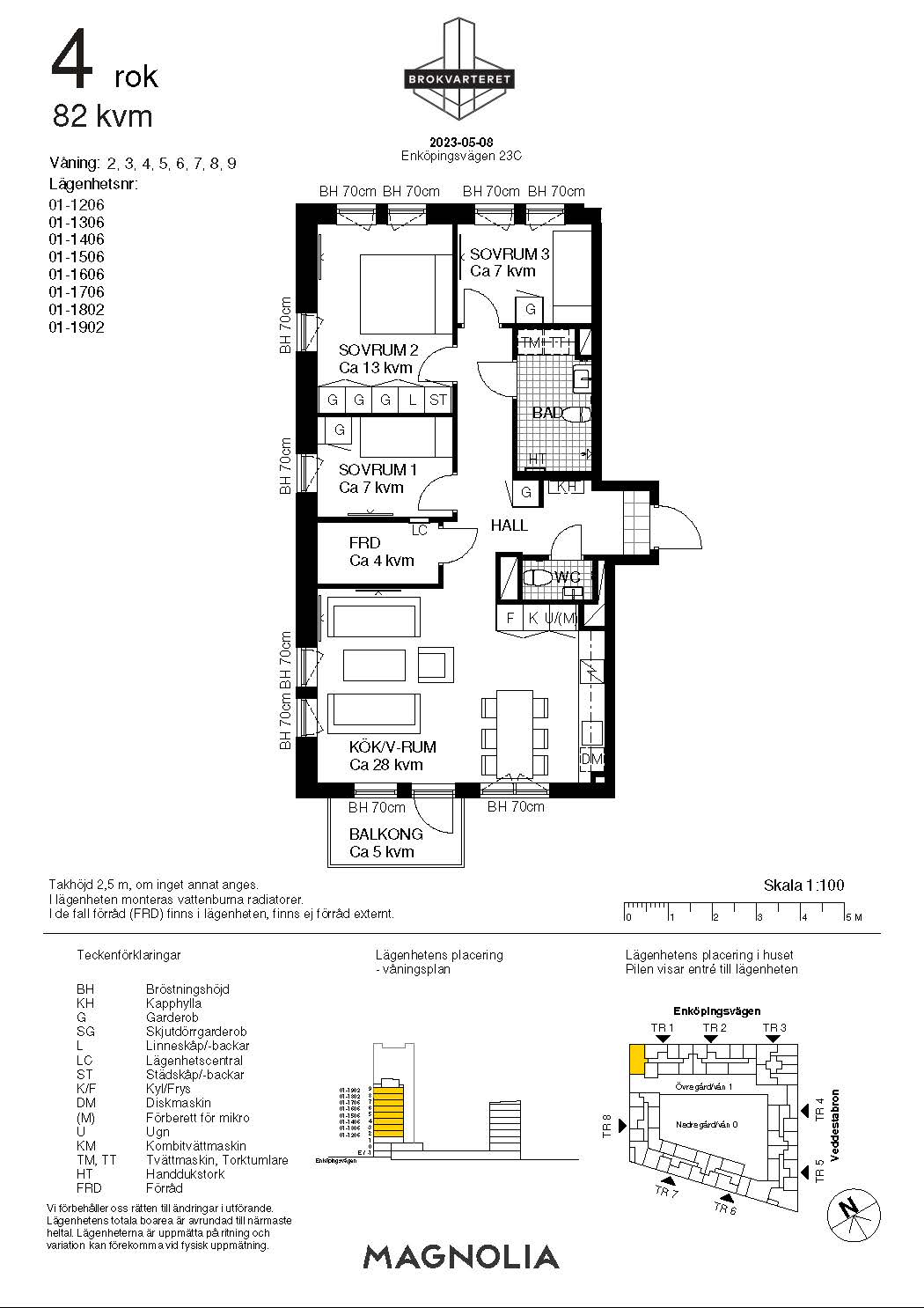 Lägenhet, 4 rooms, 81 sqm, Stockholm