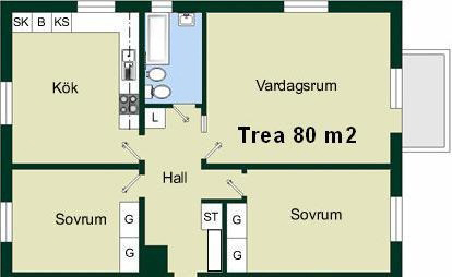 3 rok · 80 m² i Vännäsby