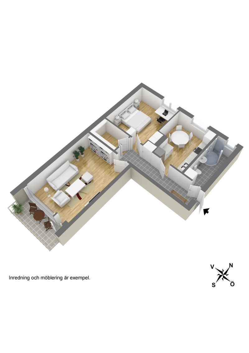 2 rok · 66 m² i Borås – bild 2