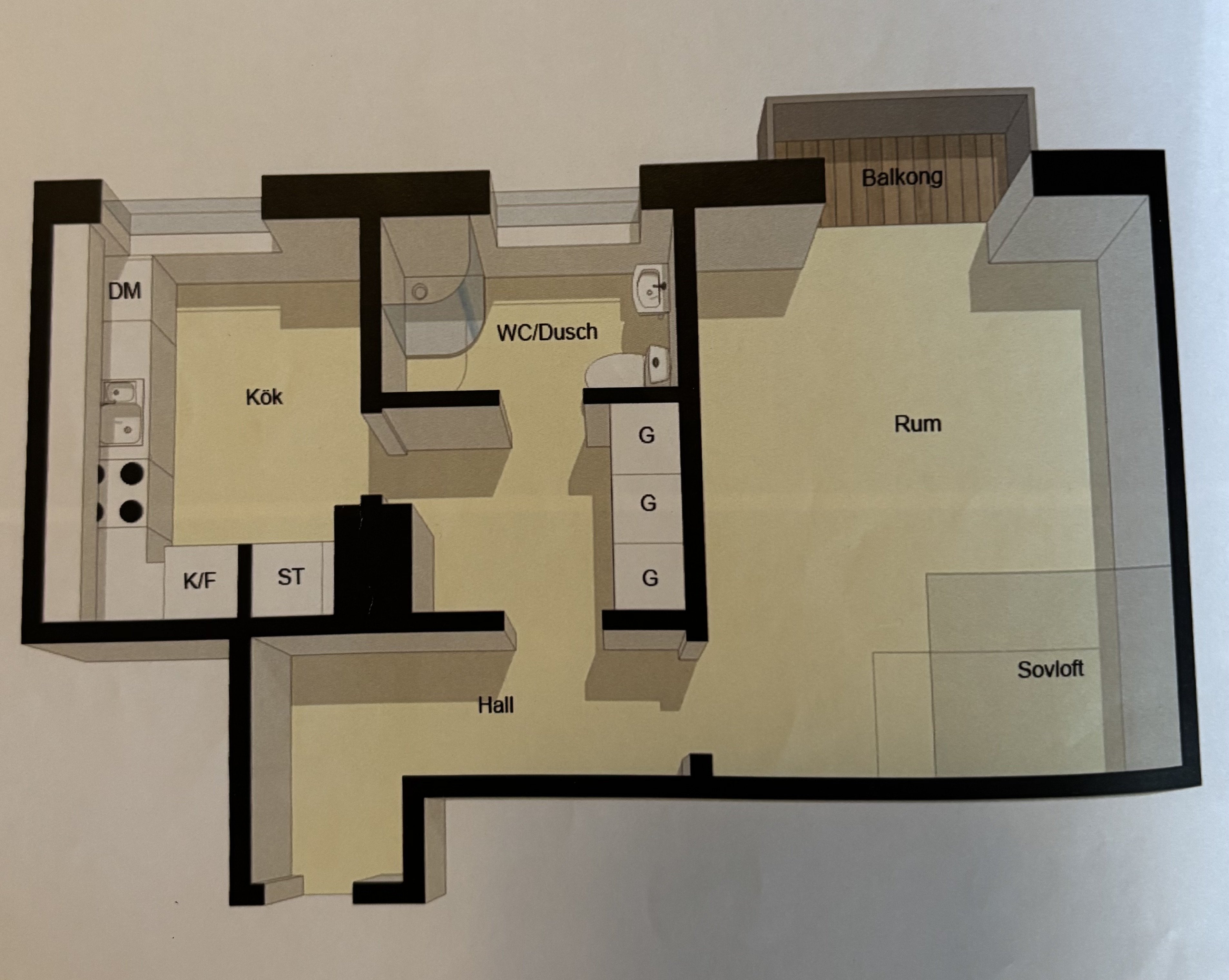 2 rok · 43 m² i Sundbyberg – bild 8