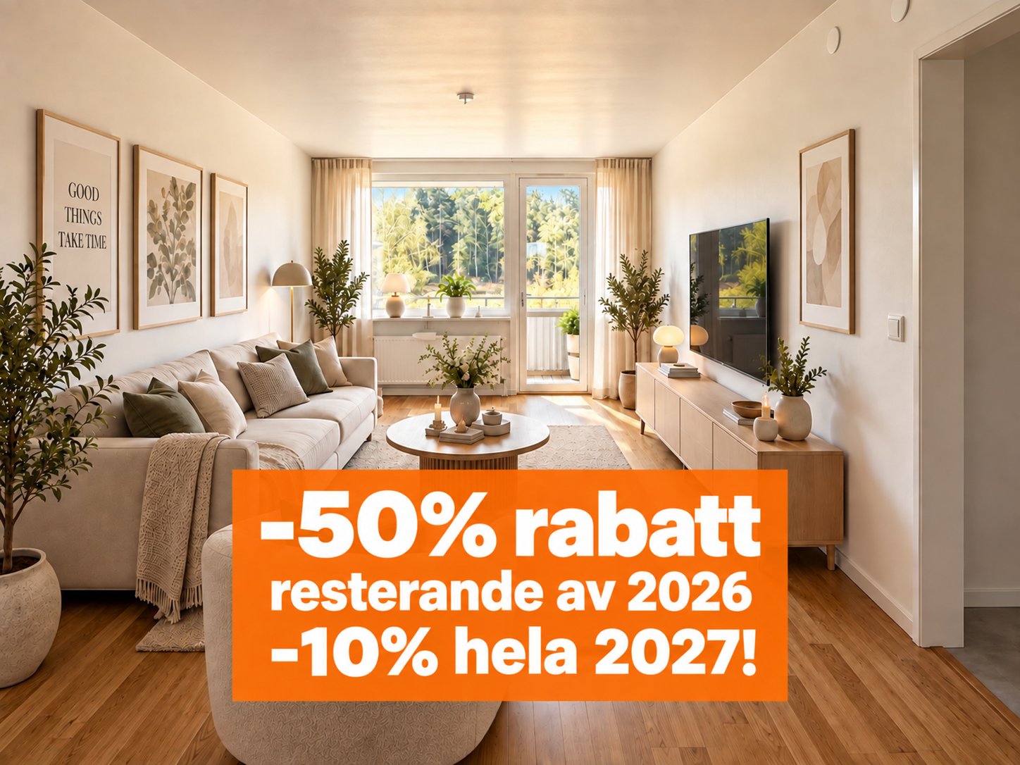 Lägenhet, 2 rooms, 65 sqm, Vålberg