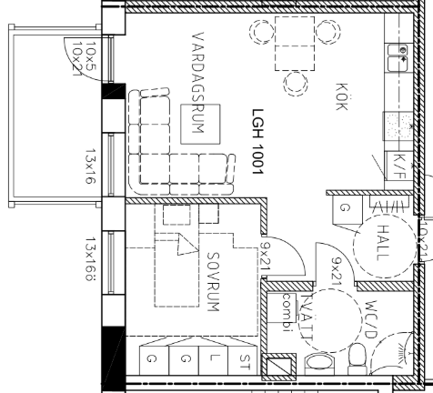 2 rok · 43 m² i Vårgårda – bild 2