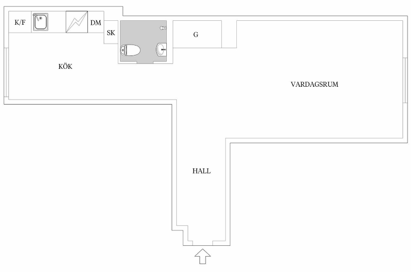 Lägenhet – Stockholm, Hornstull, Södermalm - Fler